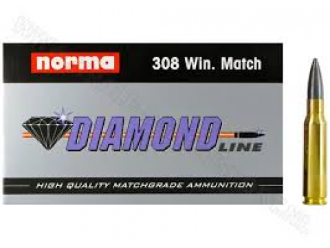 308 Win Norma  Match Diamond/168gr